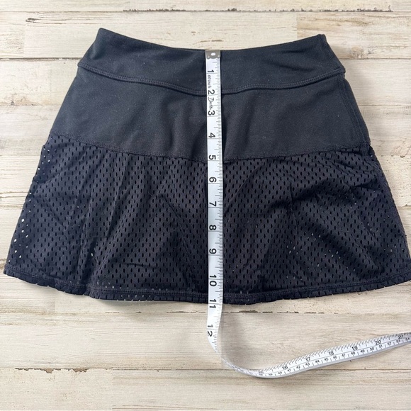 Zella Girls Black Mesh Skirt built in shorts - Picture 5 of 8